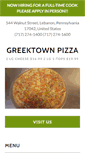 Mobile Screenshot of greektownpizza.com